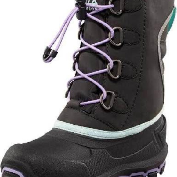 BRAND NEW girl youth ripzone whiteout snow winter boots size 13 (-40 to -50C) - Picture 2 of 6